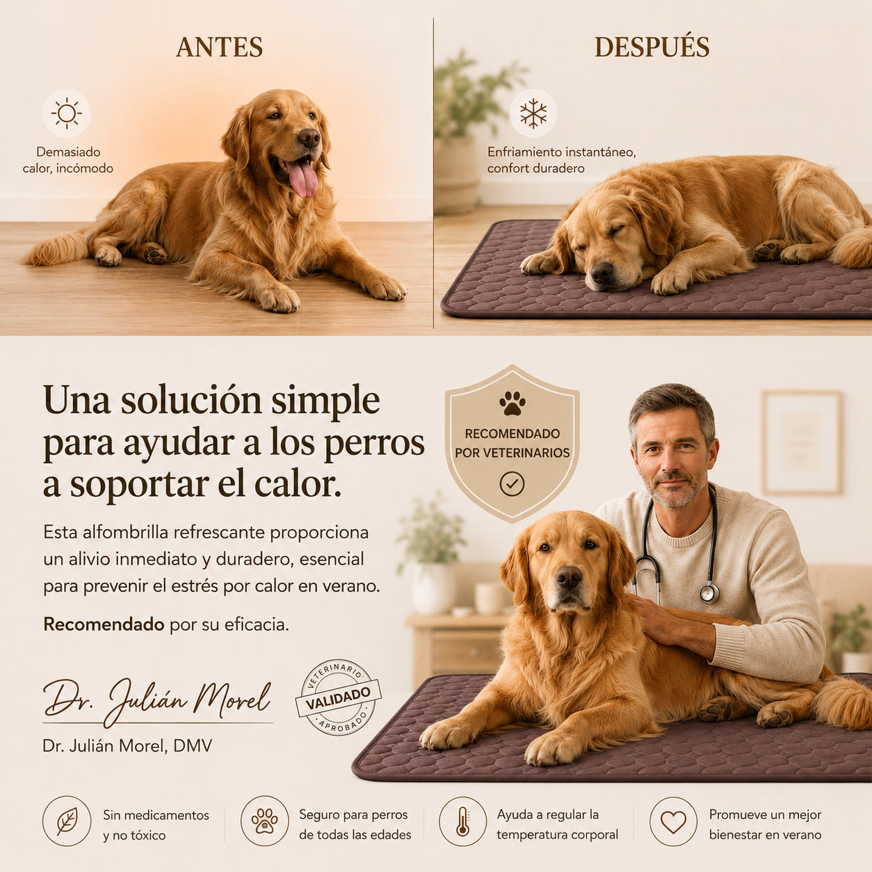 FrescoPad™ — Alfombrilla Refrescante para perros