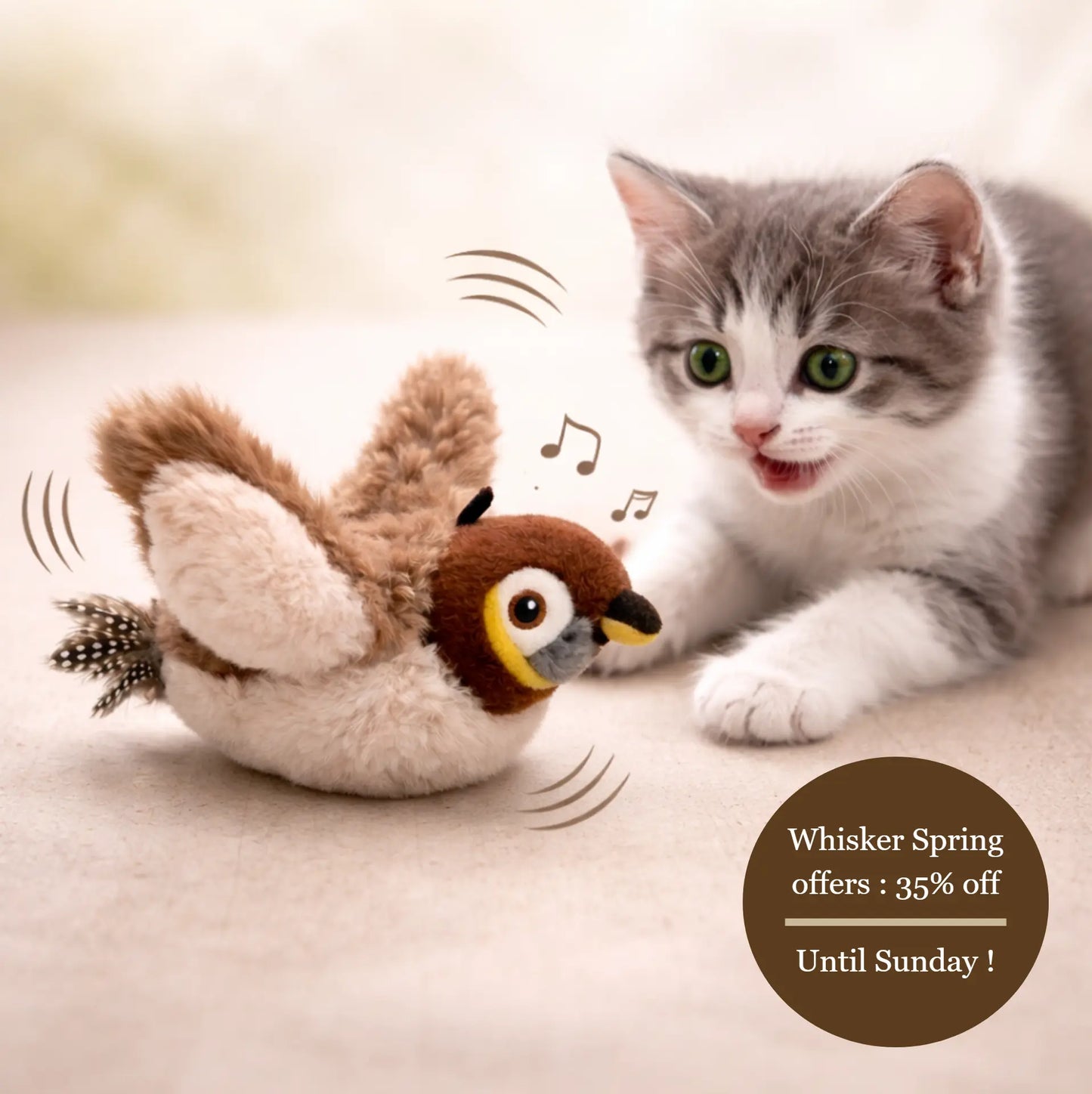 ProwlBird™ - Interactive Motion Cat Toy Whisker & Co